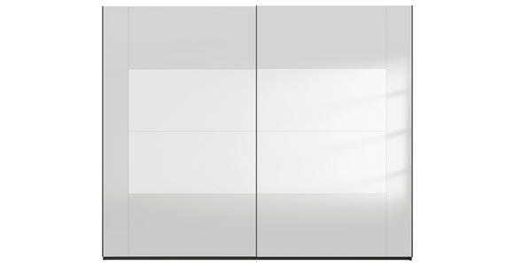 SCHWEBETÜRENSCHRANK 271/223/68 cm 2-türig  - Graphitfarben, Design, Glas/Holzwerkstoff (271/223/68cm) - Xora