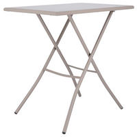 GARTENKLAPPTISCH 70/50/73 cm Metall rechteckig  - Taupe, KONVENTIONELL, Metall (70/50/73cm) - FIAM