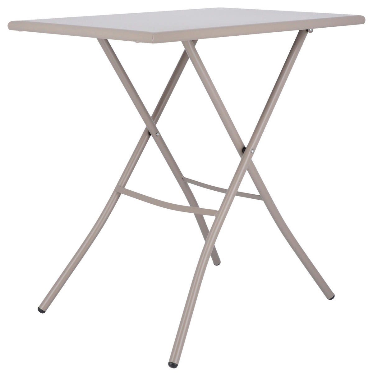 GARTENKLAPPTISCH 70/50/73 cm Metall rechteckig  - Taupe, KONVENTIONELL, Metall (70/50/73cm) - FIAM