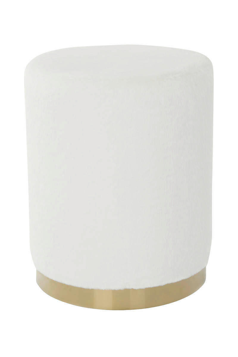 HOCKER Weiß  - Weiß, MODERN, Kunststoff (36/44/36cm) - Kayoom