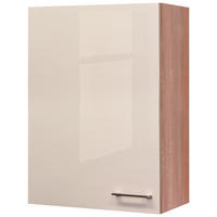 KÜCHENOBERSCHRANK 60/89/32 cm  in Sonoma Eiche, Kaschmir  - Kaschmir/Edelstahlfarben, MODERN, Holzwerkstoff/Metall (60/89/32cm) - FlexWell