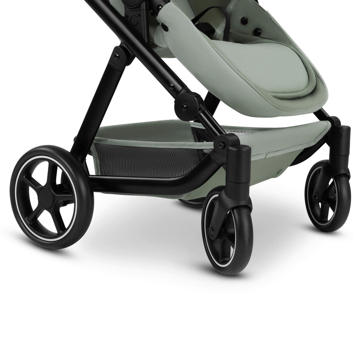 PUPPENWAGEN - Multicolor/Olivgrün, Basics, Textil/Metall (62/45/67cm) - ABC Design