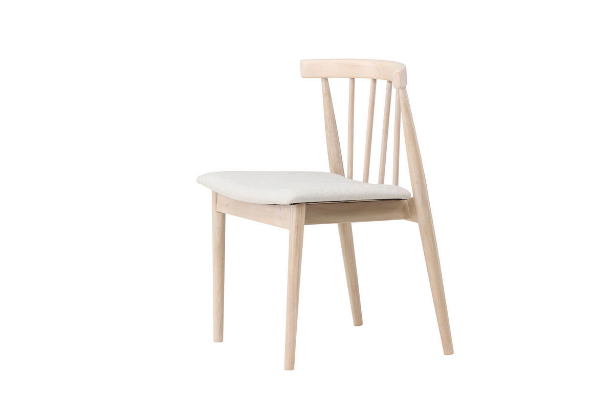 STUHL     - Weiß, MODERN, Holz/Textil (50/78/46cm) - Livetastic