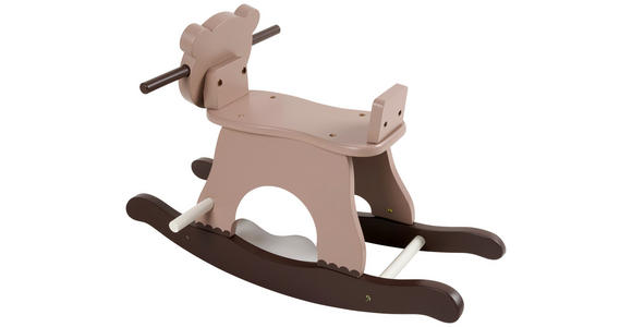 SCHAUKELTIER Honey  - Braun, Trend, Holz (66/36/42cm) - My Baby Lou
