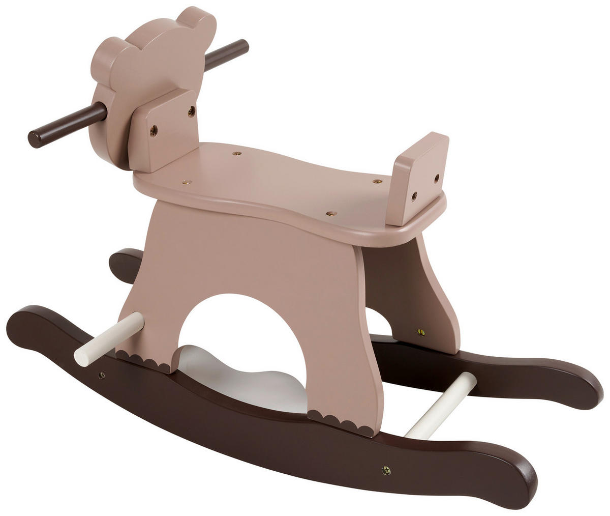 HOUPACÍ ZVÍŘÁTKO - hnědá, Trend, dřevo (66/36/42cm) - My Baby Lou