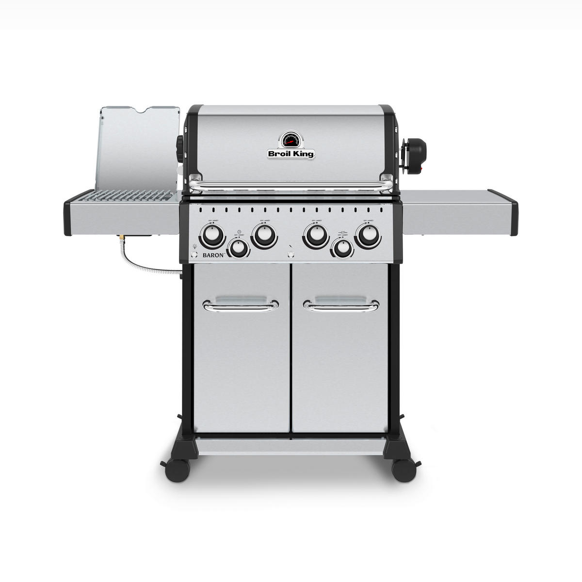 Plinski roštilj  BARON S490 IR  boje oplemenjenog čelika  - boje oplemenjenog čelika, Basics, metal (145/116/61cm) - Broil King