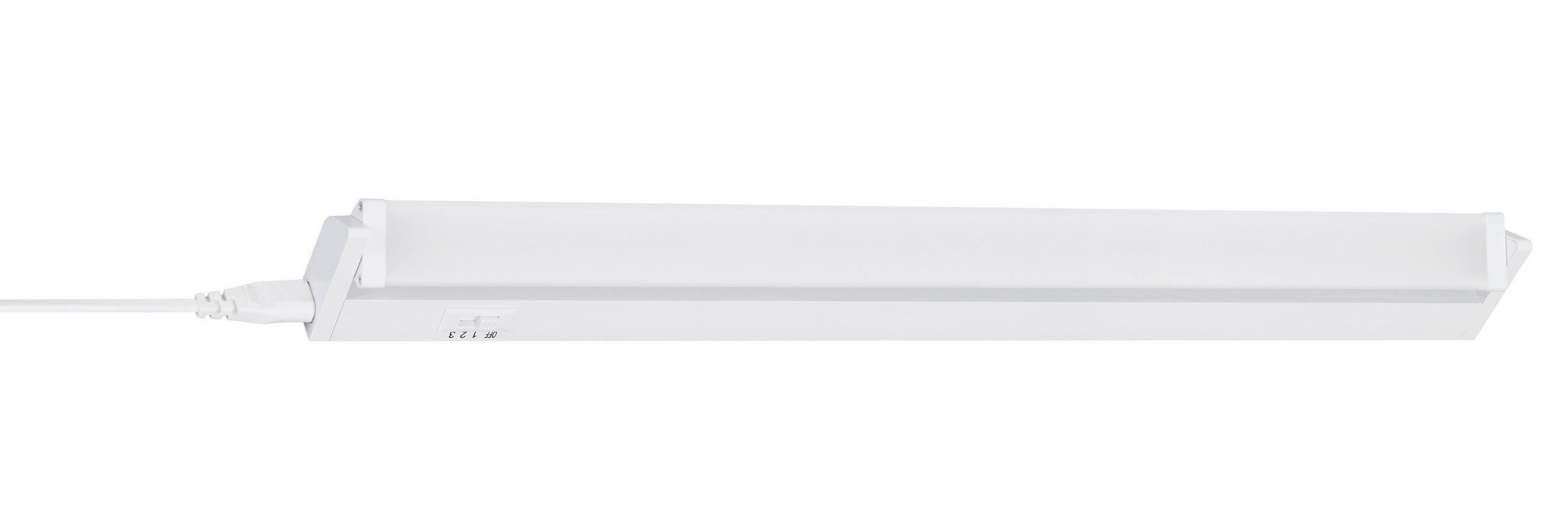 PULTMEGVILÁGÍTÓ LÁMPA LED izzó  - fehér, Basics, műanyag (54,5/6/2,5cm)