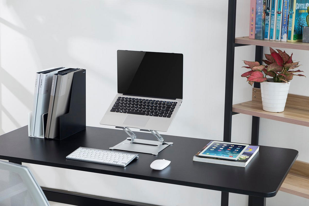LAPTOP-HALTERUNG Metall Alufarben  - Alufarben, Design, Metall (26,5/16/23cm) - Boxxx