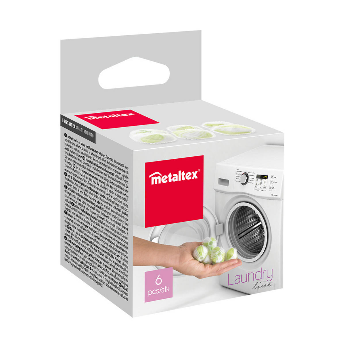 HÁZTARTÁSI KELLÉKSZETT - Basics, műanyag/textil (3/3/4cm) - Metaltex