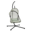 HÄNGESESSEL 123/192/102 cm Stahl  - Anthrazit/Grün, KONVENTIONELL, Kunststoff/Textil (123/192/102cm) - Siena Garden
