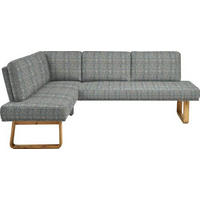 ECKBANK 174/265 cm  in Grau, Eichefarben  - Eichefarben/Grau, Design, Holz/Textil (174/265cm) - Dieter Knoll