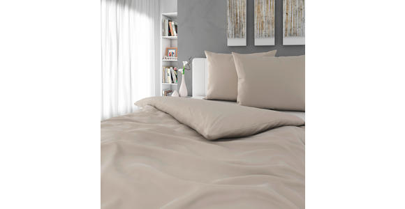 BETTWÄSCHE 200/220 cm  - Beige, Basics, Textil (200/220cm) - Novel