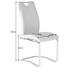 SCHWINGSTUHL in Metall, Textil Chromfarben, Creme - Chromfarben/Hellbraun, Design, Textil/Metall (44/102/57,50cm) - Carryhome SCHWINGSTUHL in Metall, Textil Chromfarben, Creme - Chromfarben/Hellbraun, Design, Textil/Metall (44/102/57,50cm) - Carryhome
