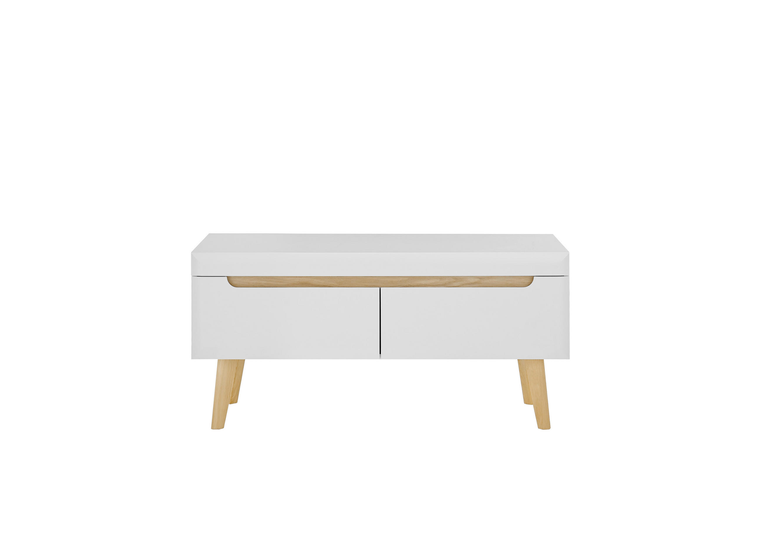 LOWBOARD  in 107/50/40 cm  - Eichefarben/Weiß, Design, Holzwerkstoff (107/50/40cm) - MID.YOU