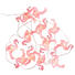 LICHTERKETTE 2,2M 12FLG - Pink/Transparent, Trend, Kunststoff (220cm) LICHTERKETTE 2,2M 12FLG - Pink/Transparent, Trend, Kunststoff (220cm)