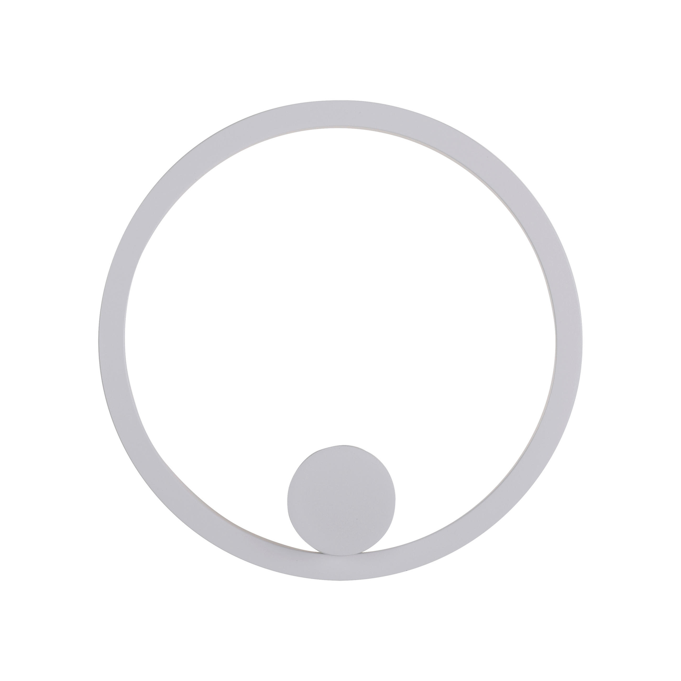 AKKU-WANDLEUCHTE 22/17,5/22 cm   - Weiß, Design, Kunststoff/Metall (22/17,5/22cm)