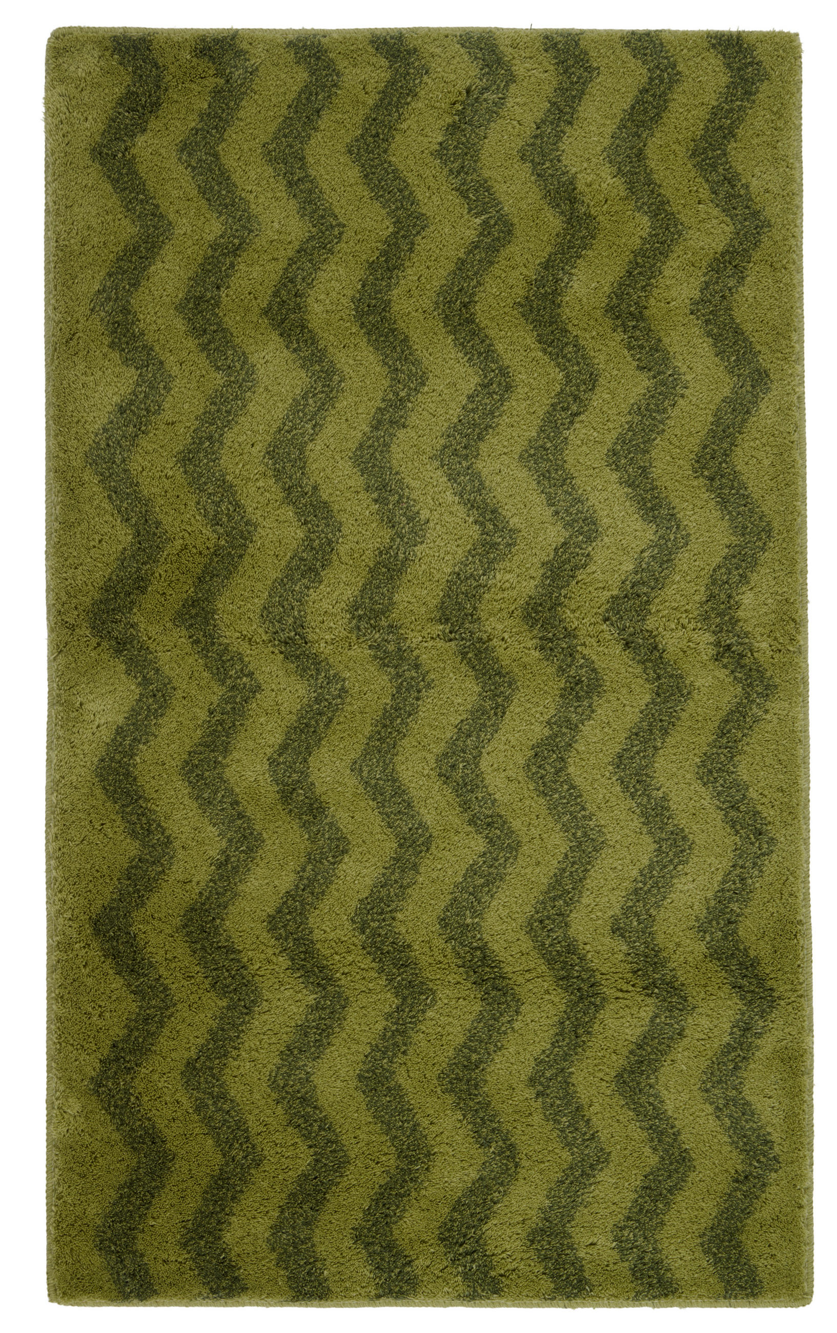 BADTEPPICH Hellgrün  - Hellgrün, Design, Kunststoff/Textil (70/120/2cm) - Kleine Wolke