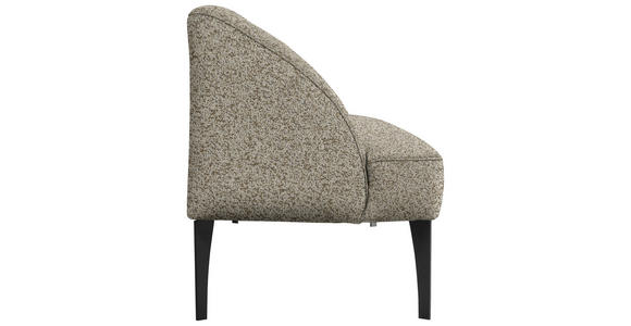 SITZBANK in Textil Blau, Beige  - Blau/Beige, KONVENTIONELL, Textil/Metall (237/85/72cm) - Moderano