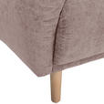 ECKSOFA Altrosa Flachgewebe  - Buchefarben/Altrosa, KONVENTIONELL, Holz/Textil (230/144cm) - Carryhome