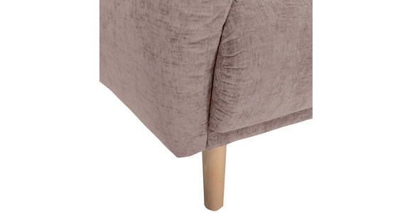 ECKSOFA Altrosa Flachgewebe - Buchefarben/Altrosa, KONVENTIONELL, Holz/Textil (230/144cm) - Carryhome
