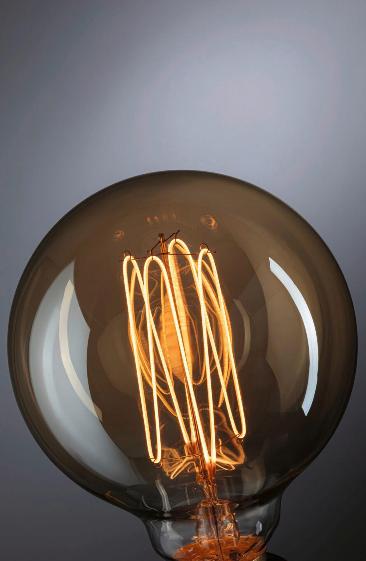 LED-LEUCHTMITTEL   E27 4,2 W 300 lm  - Goldfarben, Basics, Glas (9,5/13,5cm) - Paulmann
