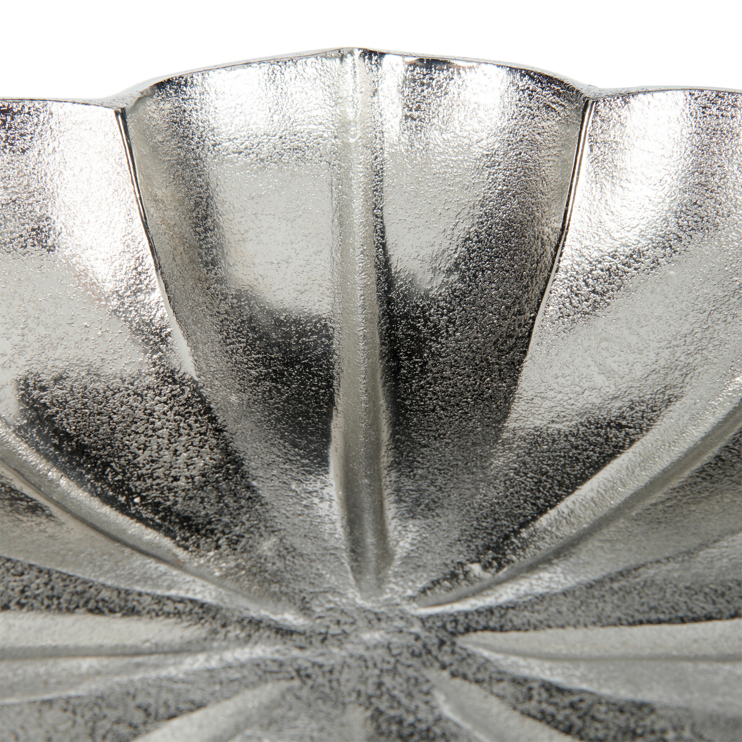 DEKOSCHALE - Nickelfarben, Design, Metall (33/5,5cm) - Ambia Home