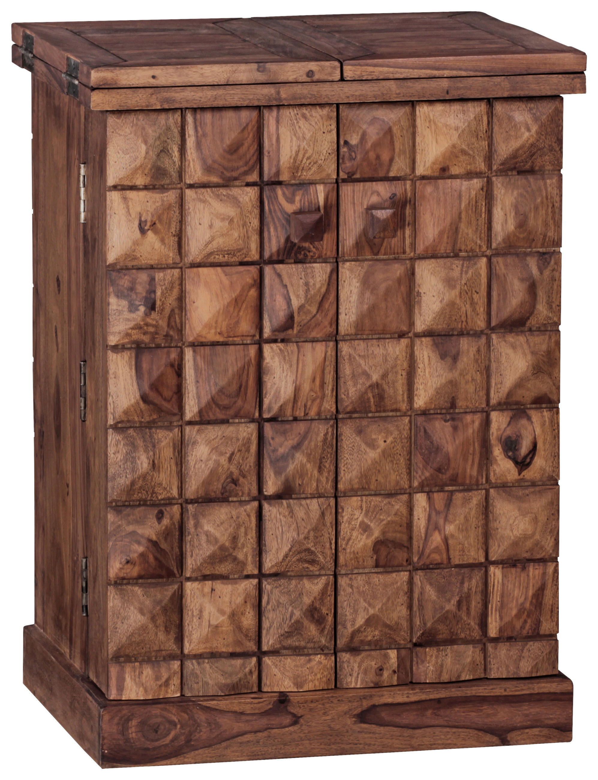 BARSCHRANK in Sheeshamfarben  - Sheeshamfarben, Design, Holz (64/91/50cm) - MID.YOU