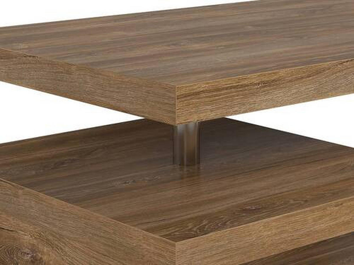 COUCHTISCH 120/60/45 cm rechteckig Eichefarben  - Eichefarben, Design, Holzwerkstoff (120/60/45cm)