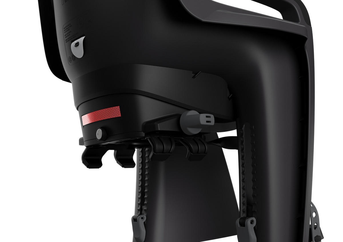 FAHRRADKINDERSITZ - Dunkelgrau, Basics, Kunststoff/Textil (83/45/40cm) - Thule