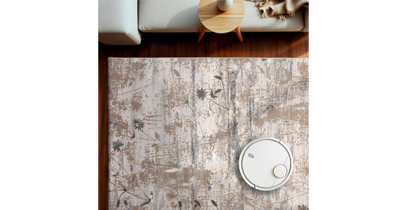 WEBTEPPICH 80/150 cm Antea Grau, Beige  - Beige/Grau, Design, Textil (80/150cm) - Novel