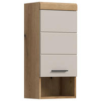 ZÁVĚSNÁ SKŘÍŇKA, kašmírová, přírodní barvy, 37/79/24 cm - černá/kašmírová, Moderní, kompozitní dřevo/plast (37/79/24cm) - MID.YOU