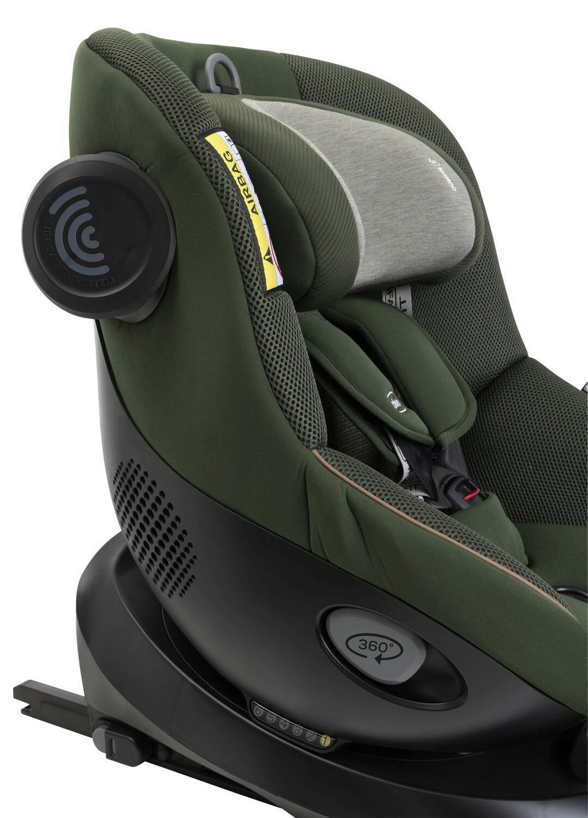 KINDERAUTOSITZ 105 I-Size  - Hellgrau/Grün, Basics, Textil (47/114/60cm) - Chicco