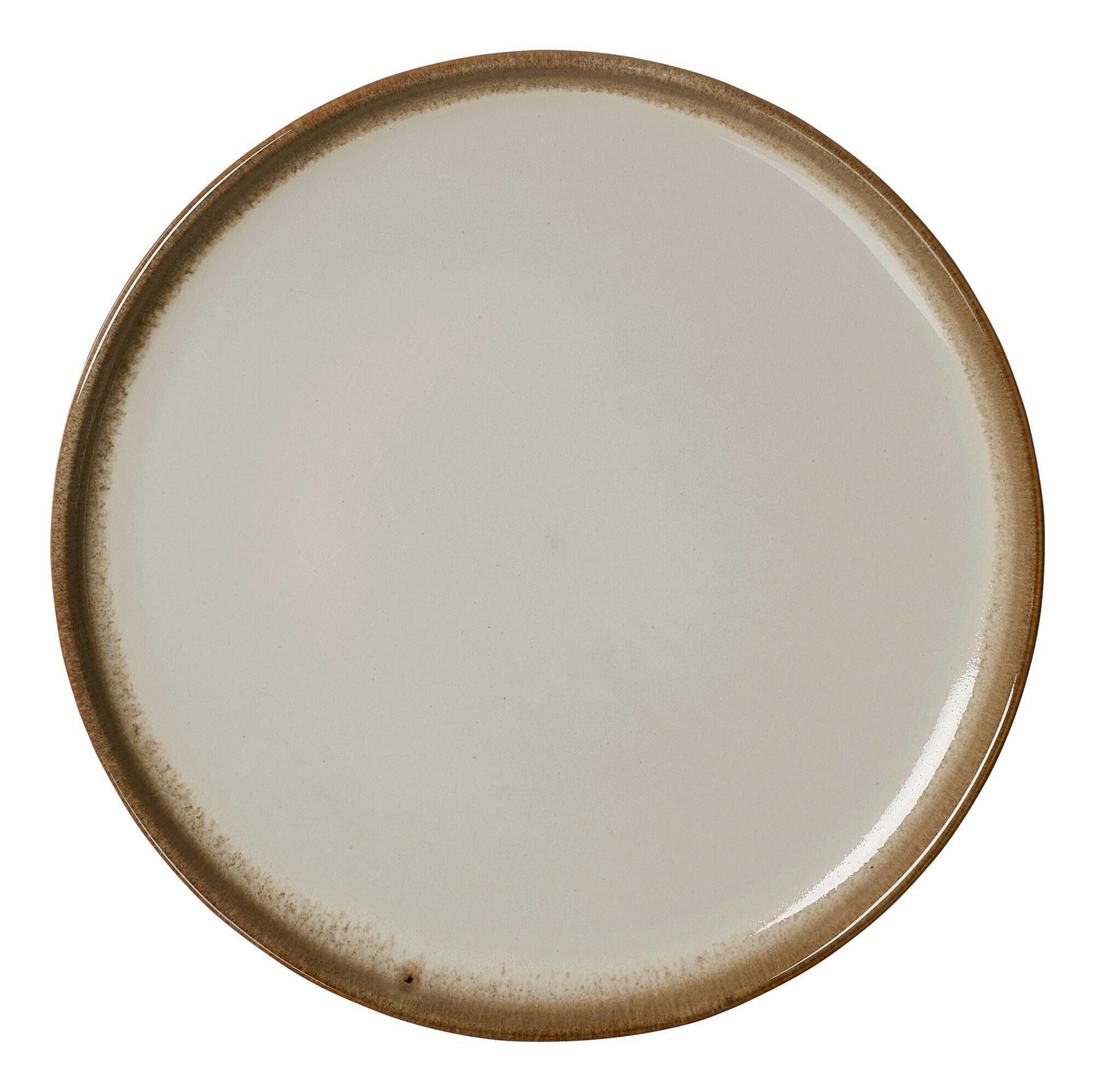 DESSERTTELLER Creme Malaga  - Creme, KONVENTIONELL, Keramik (22/22/2cm) - Ritzenhoff Breker