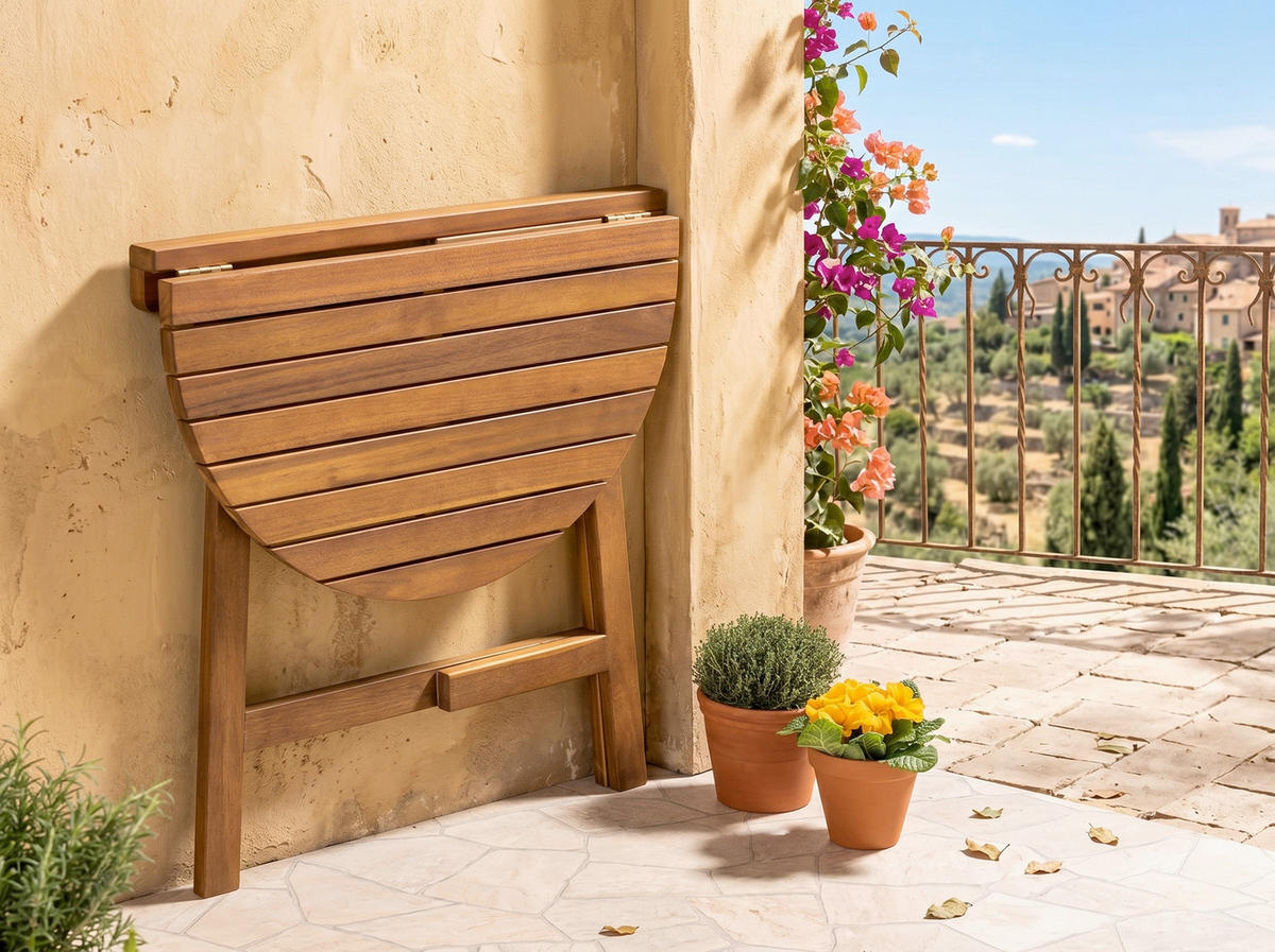 ZÁHRADNÝ STÔL, drevo, 70/45/75 cm - farba akácie, Basics, drevo (70/45/75cm) - Prestige Home