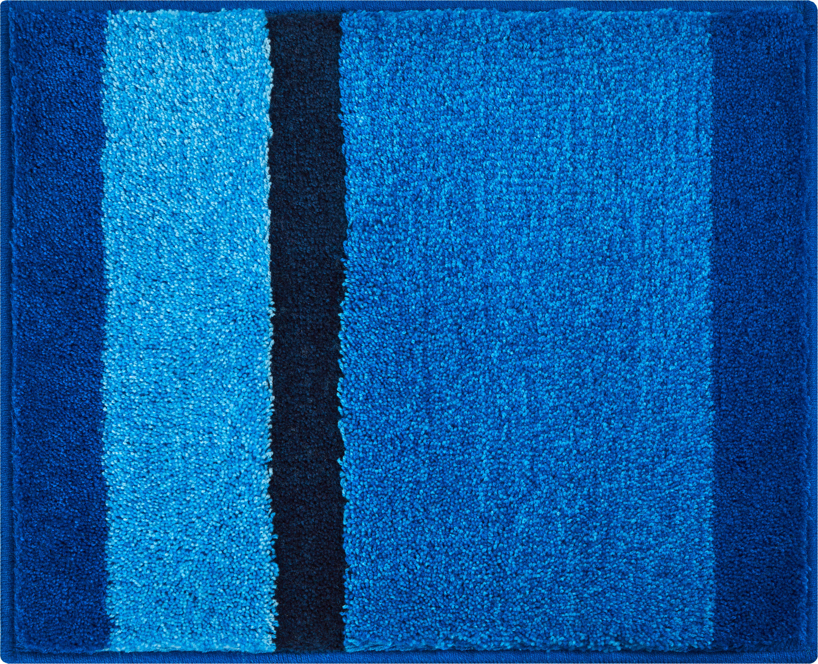 PŘEDLOŽKA K BIDETU, 50/60 cm - modrá, Basics, textil/plast (50/60cm) - Grund