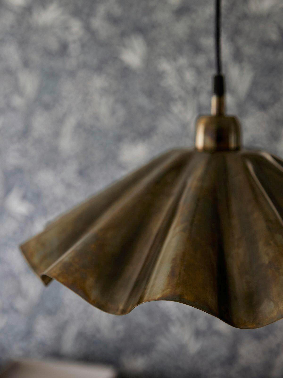 HÄNGELEUCHTE 34/43 cm  - Messingfarben, LIFESTYLE, Metall (34/43cm)