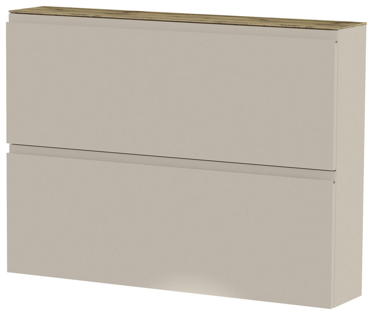 SCHUHKIPPER 110/82/22 cm  - Sandfarben/Eichefarben, Design, Holzwerkstoff (110/82/22cm) - Moderano