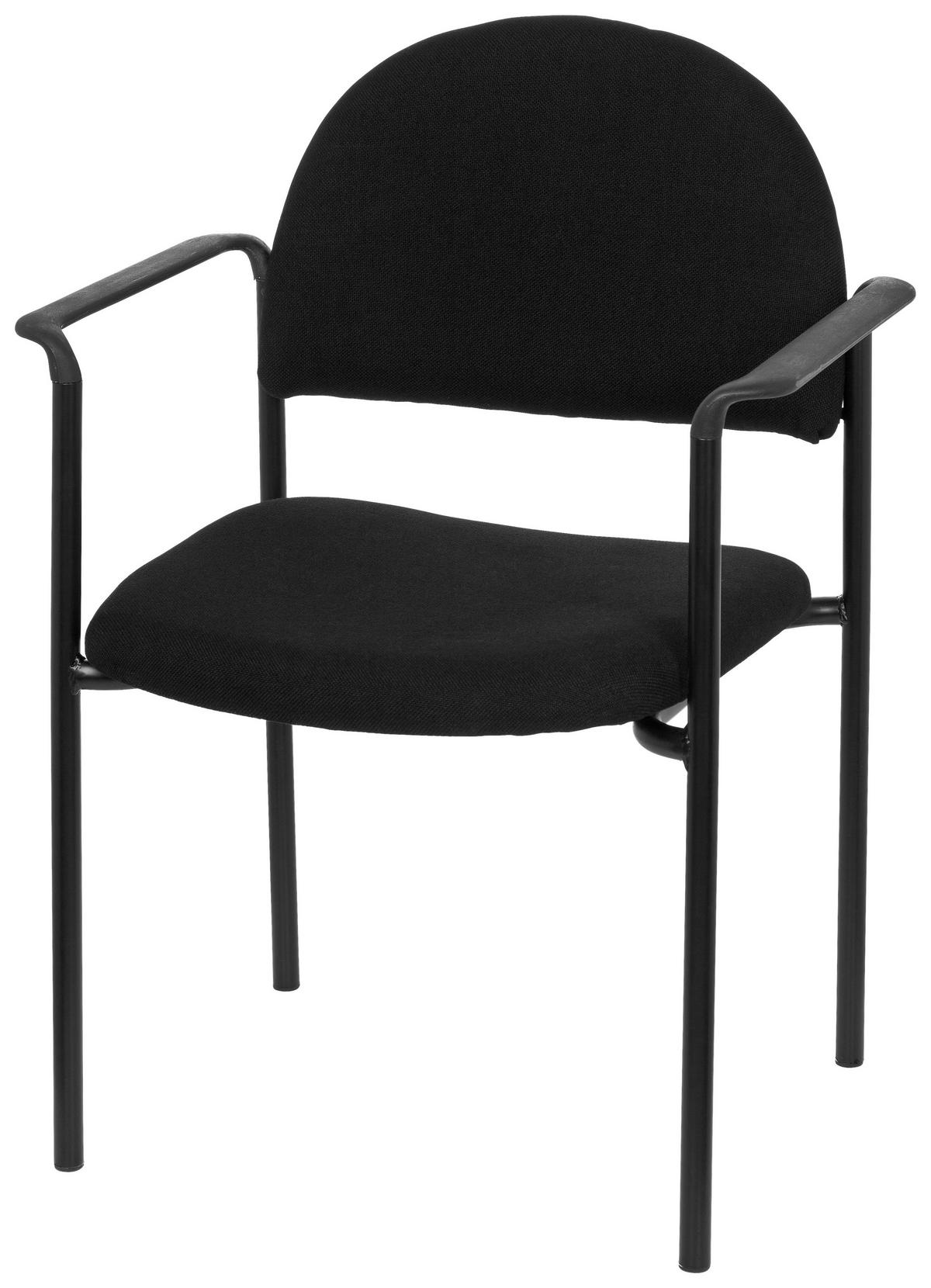 BESÖKSSTOL  i flatväv svart  - svart, Basics, metall/textil (55/84/42cm) - MID.YOU