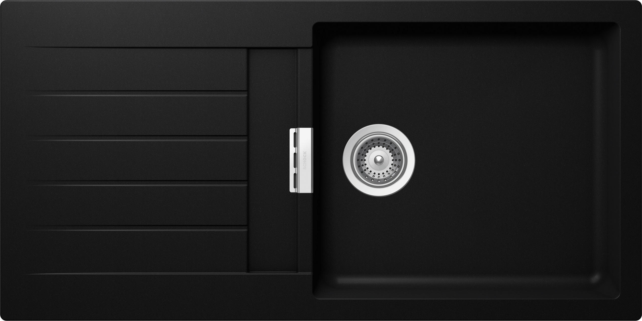 SPÜLE SIGD100LAPUR  - Schwarz, Basics, Stein (100/50cm) - Schock