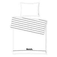 POSTELJINA ZA MLADE BENCH 140/200 cm renforcé tkanina crna, bela  - bela/crna, Konvencionalno, tekstil (140/200cm) - Bench