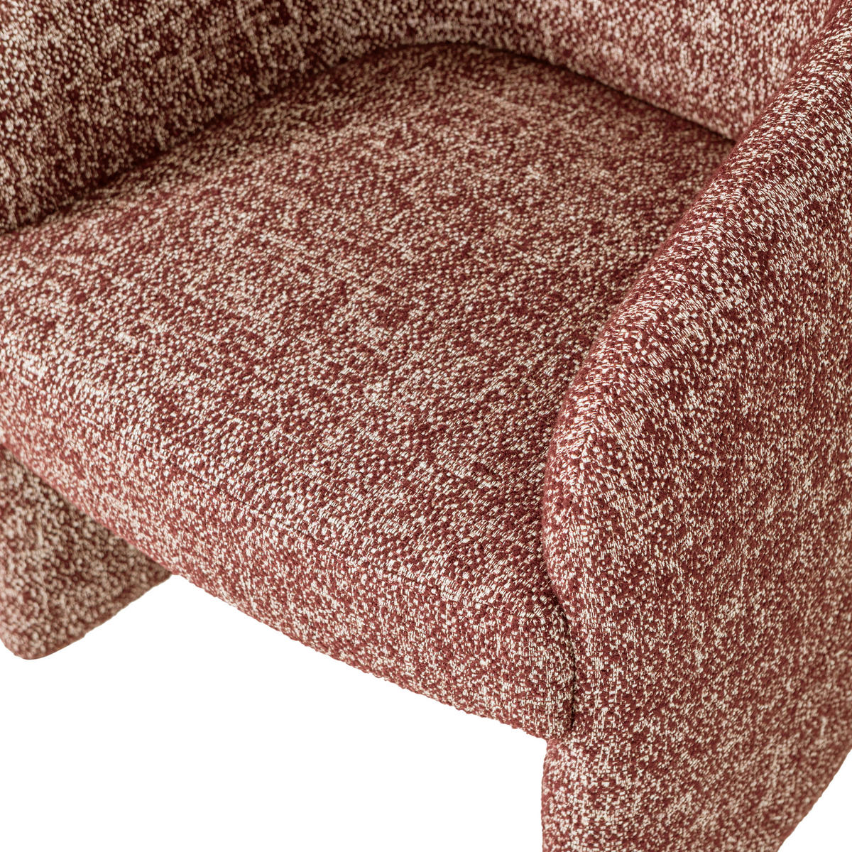 ARMLEHNSTUHL   Webstoff  Braun, Rostfarben  - Rostfarben/Braun, MODERN, Kunststoff/Textil (64/83/64cm) - Livetastic