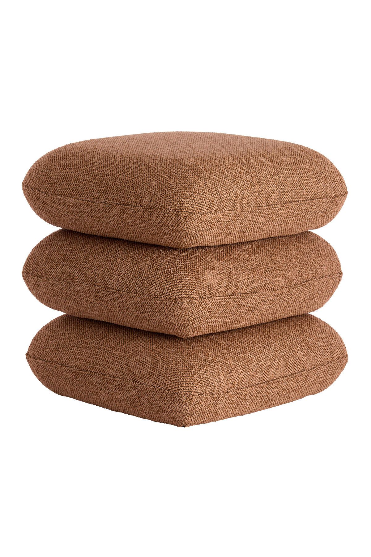 POUF LAURIE 44,5/44,5/44,5 cm  - Terracotta, Basics, Textil (44,5/44,5/44,5cm) - Light & Living