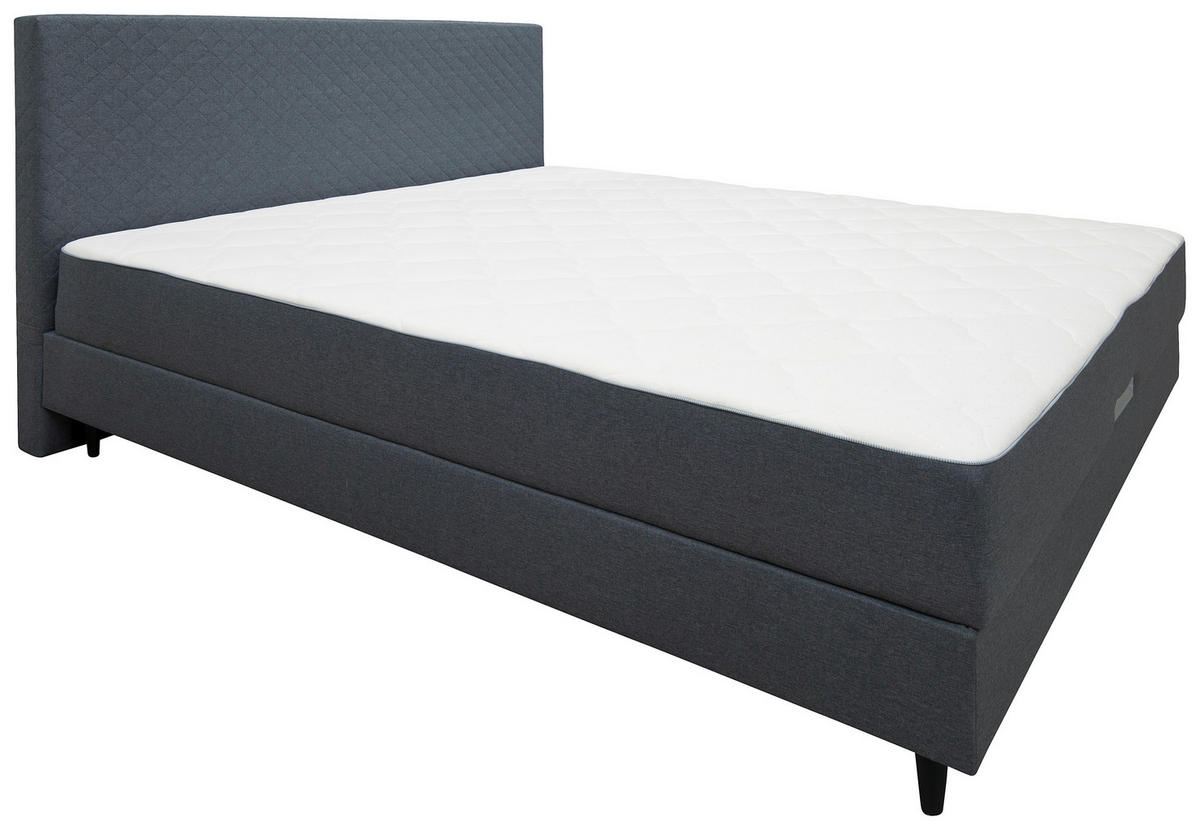 BOX KREVET 180/200 cm     siva  - siva, Konvencionalno, tekstil/drvo (180/200cm) - Boxxx