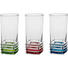 SKLENIČKA NA LONGDRINK - čiré/tyrkysová, Konvenční, sklo (6,8/14cm) - Homeware SKLENIČKA NA LONGDRINK - čiré/tyrkysová, Konvenční, sklo (6,8/14cm) - Homeware