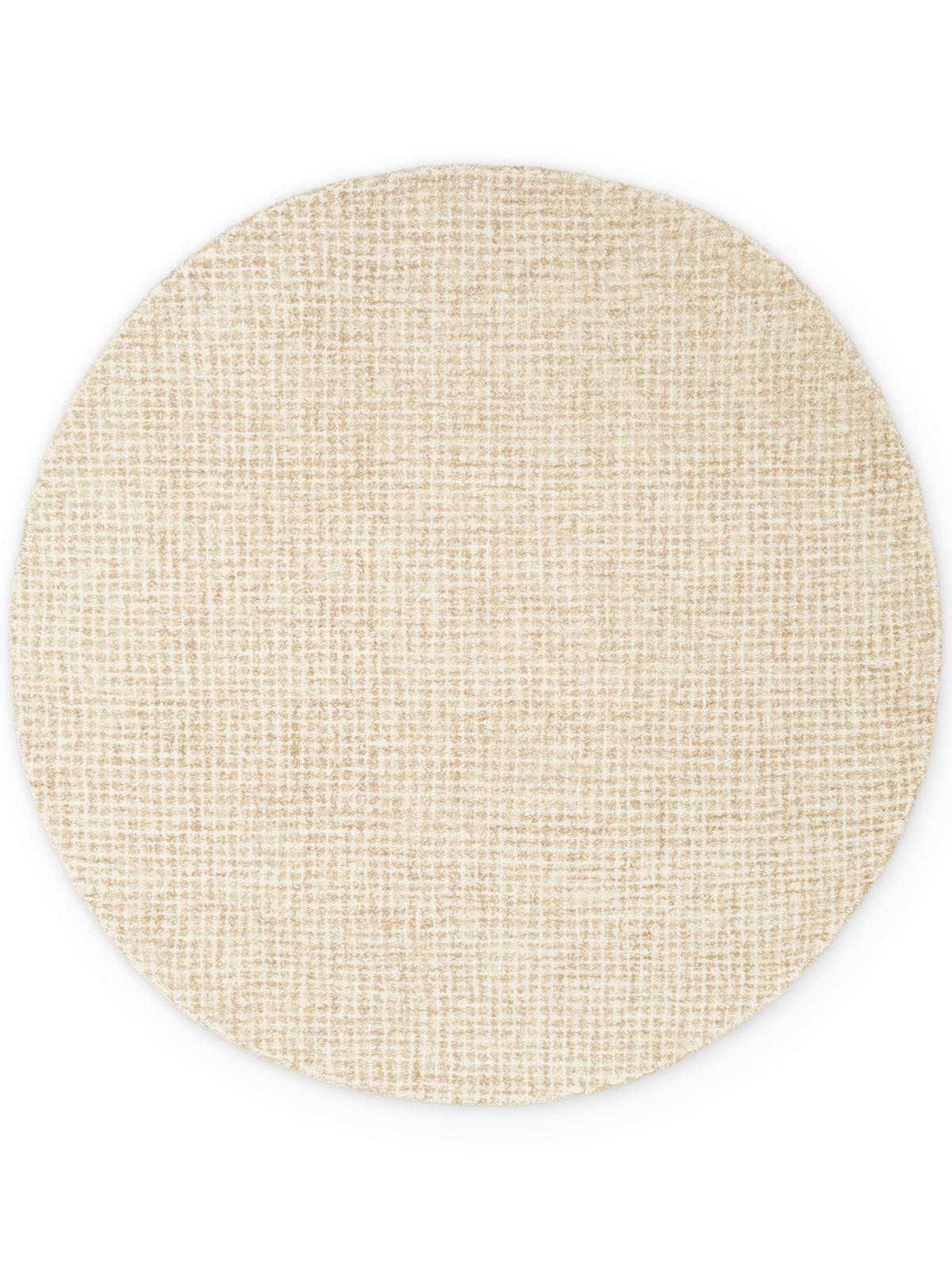 WOLLTEPPICH Wohnzimmer 160 cm Eloise Hellbraun rund  - Hellbraun, Basics, Textil (160cm) - Hanse Home