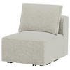 SOFAELEMENT Fleece Beige  - Beige/Schwarz, Design, Holz/Kunststoff (70,5/65/90cm) - Livetastic