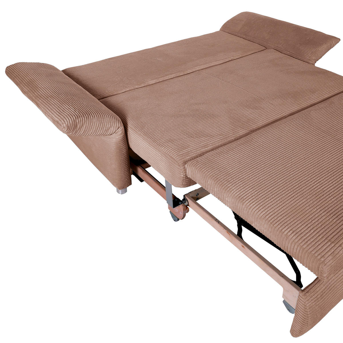 BÄDDSOFFA i manchester gammelrosa  - kromfärg/gammelrosa, Design, textil/plast (176/81/98cm) - MID.YOU