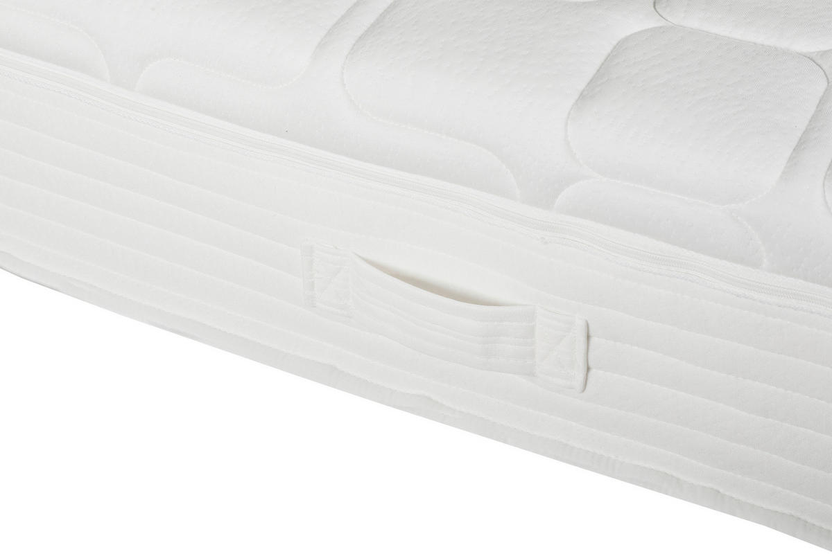 BOXSPRINGMATRATZE inkl. Topper - Weiß, Basics, Textil (80/200cm) - Xora