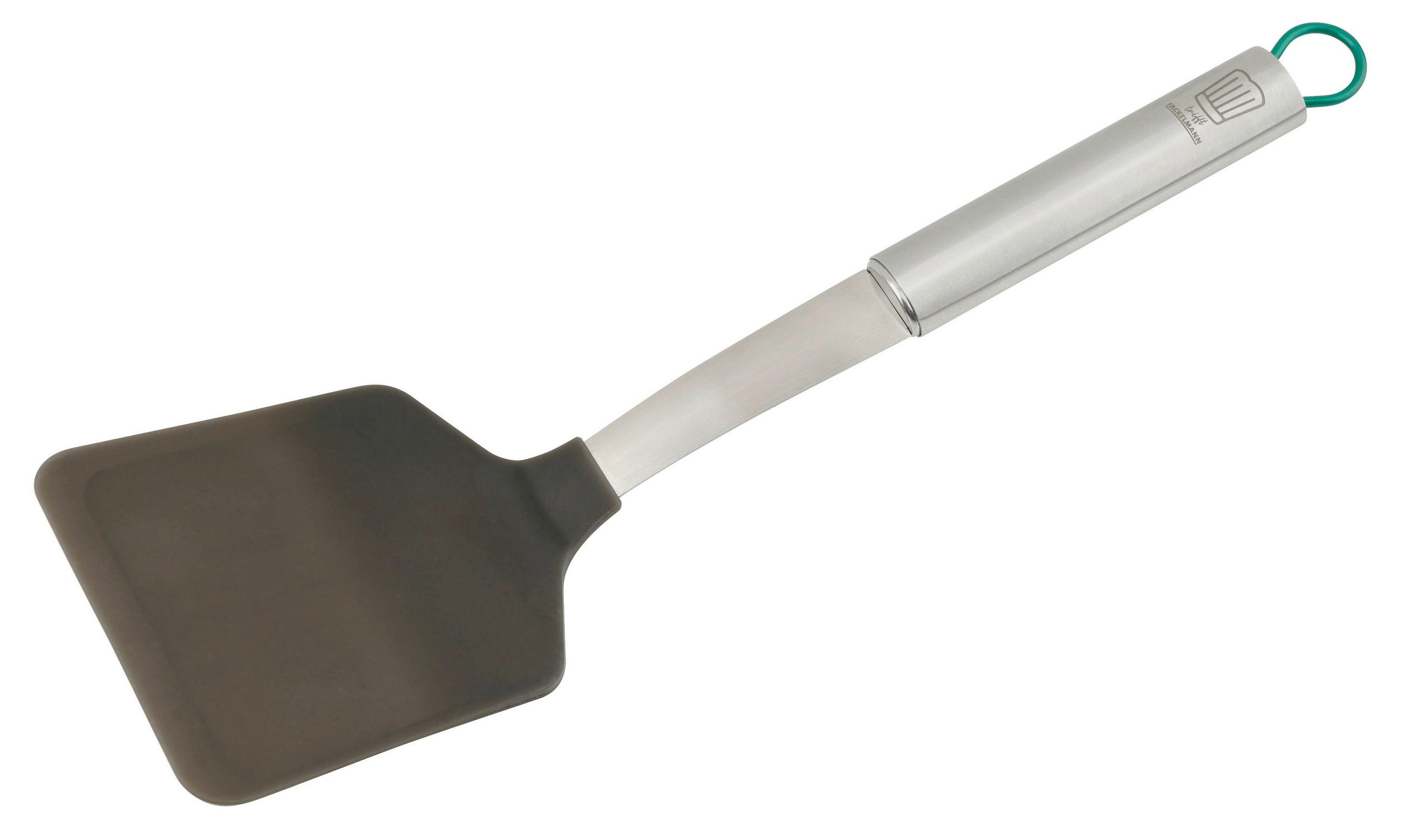 PFANNENWENDER  - Silberfarben/Grau, Design, Kunststoff/Metall (31cm) - Chefkoch+Fackelmann