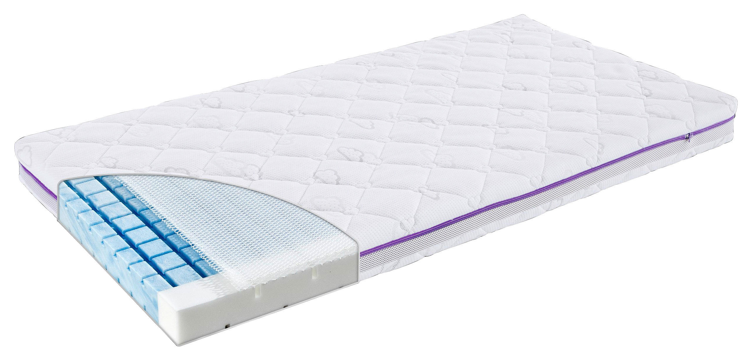 KINDERMATRATZE Brise, 70/140 cm, Höhe ca. 11 cm  - Weiß, Basics, Textil (70/140cm) - Träumeland